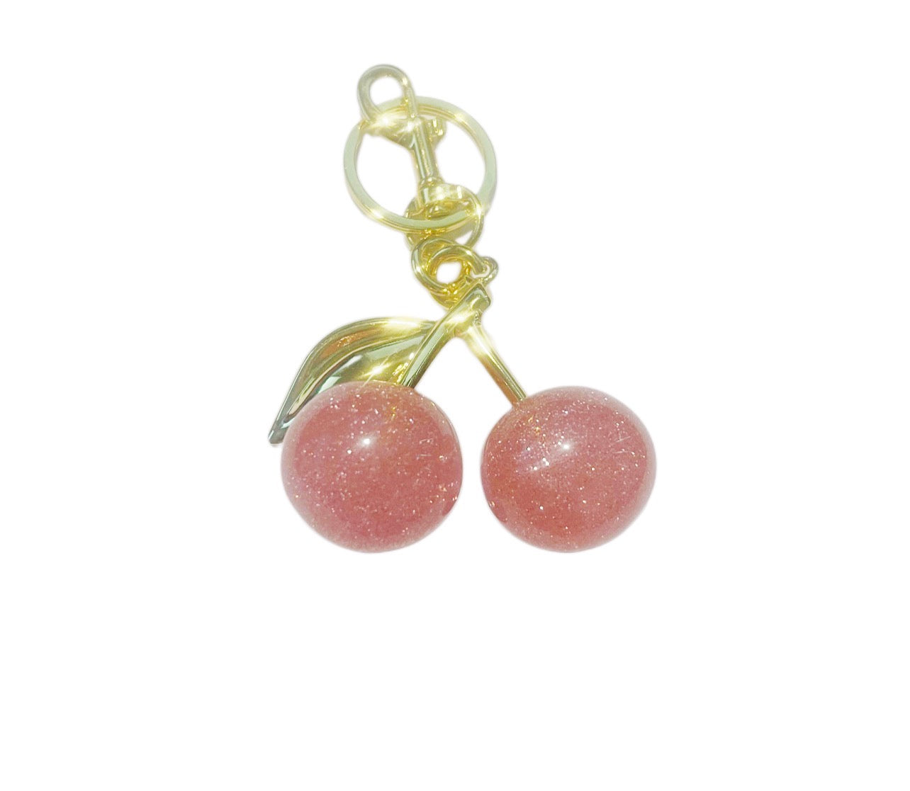 Pink Ball Keychain
