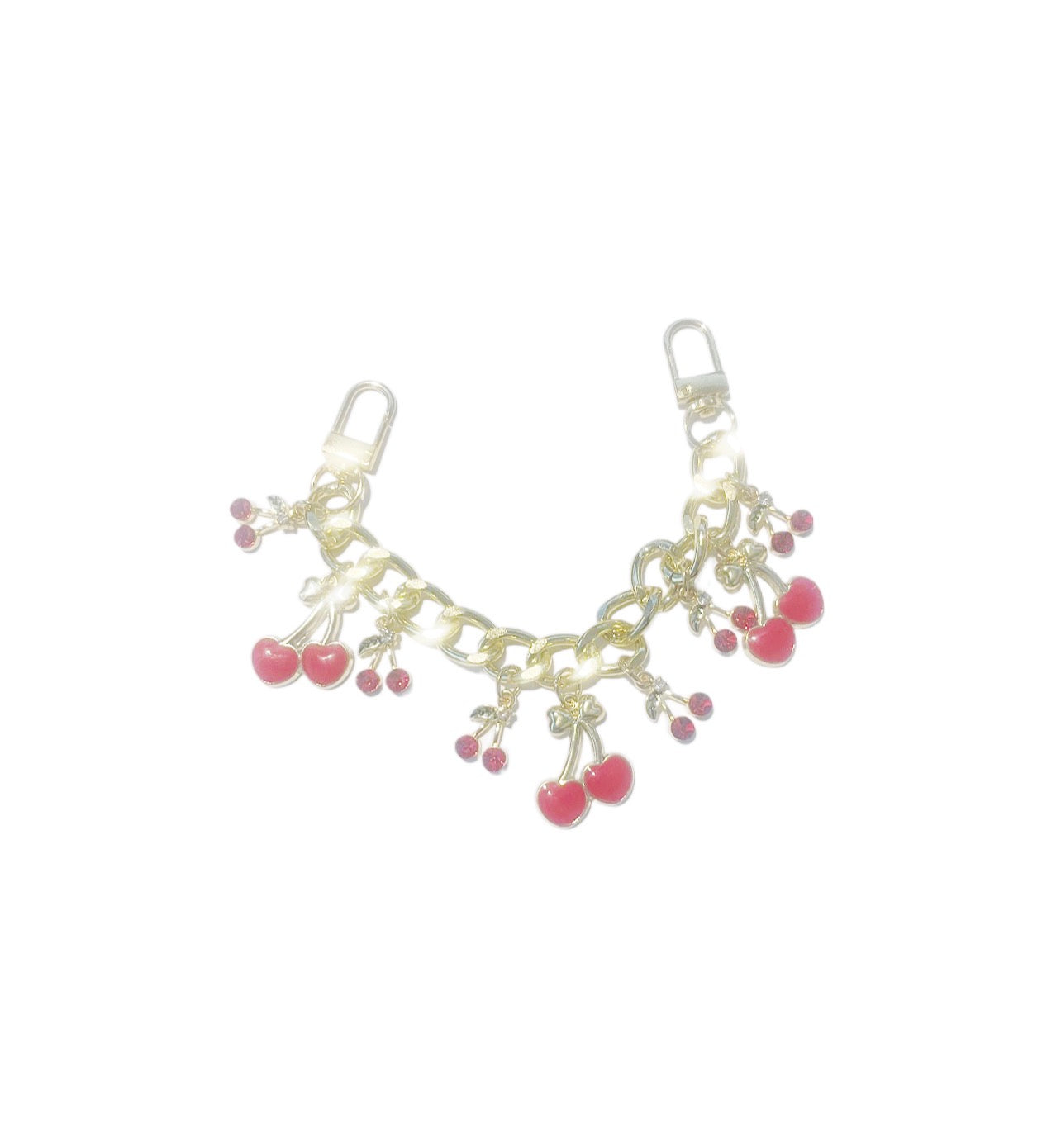 Beautiful Cherry Chain for Handbag