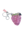 Pink Bling Strawberry Keychain