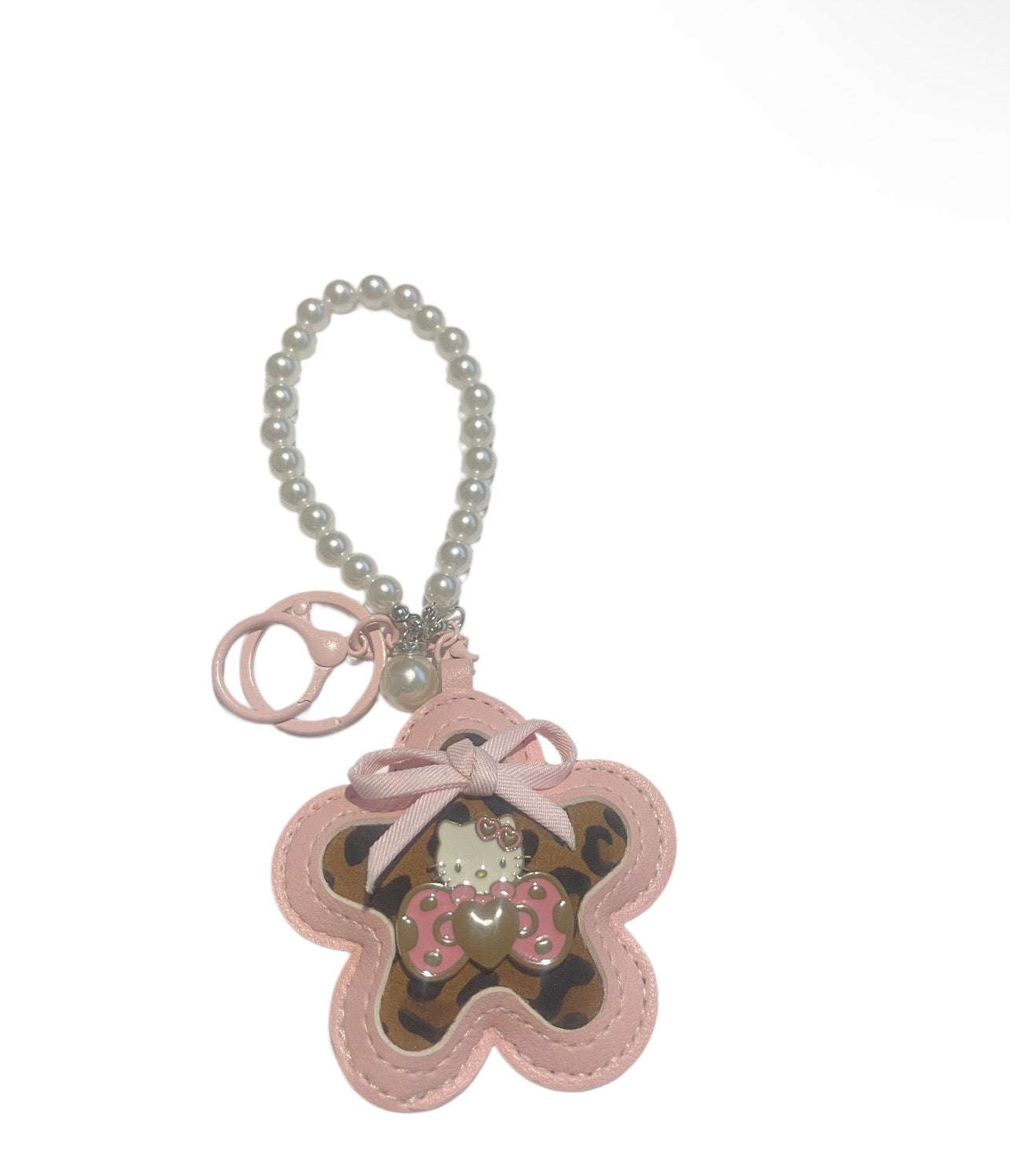 Pink Hello Kitty Wristlet Keychain