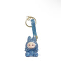 Light Blue Bling Labubu Keychain