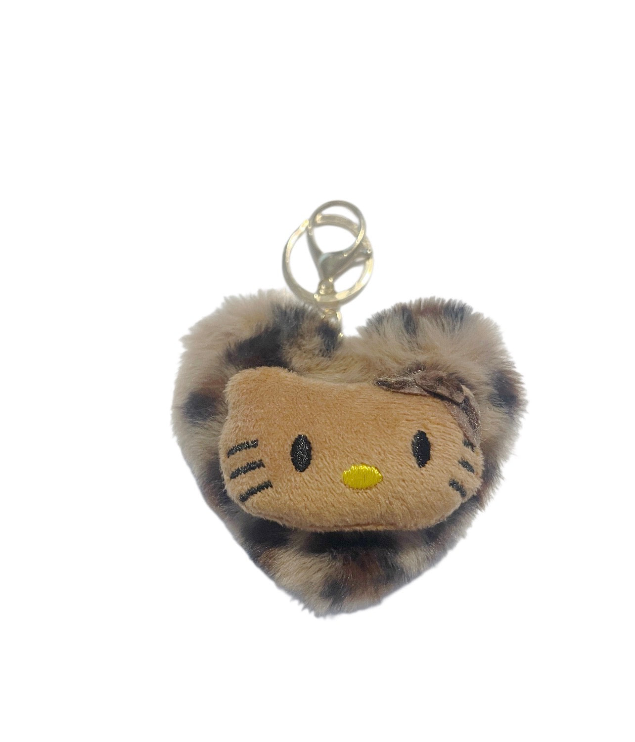 Hello Kitty Brown Leopard Keychain