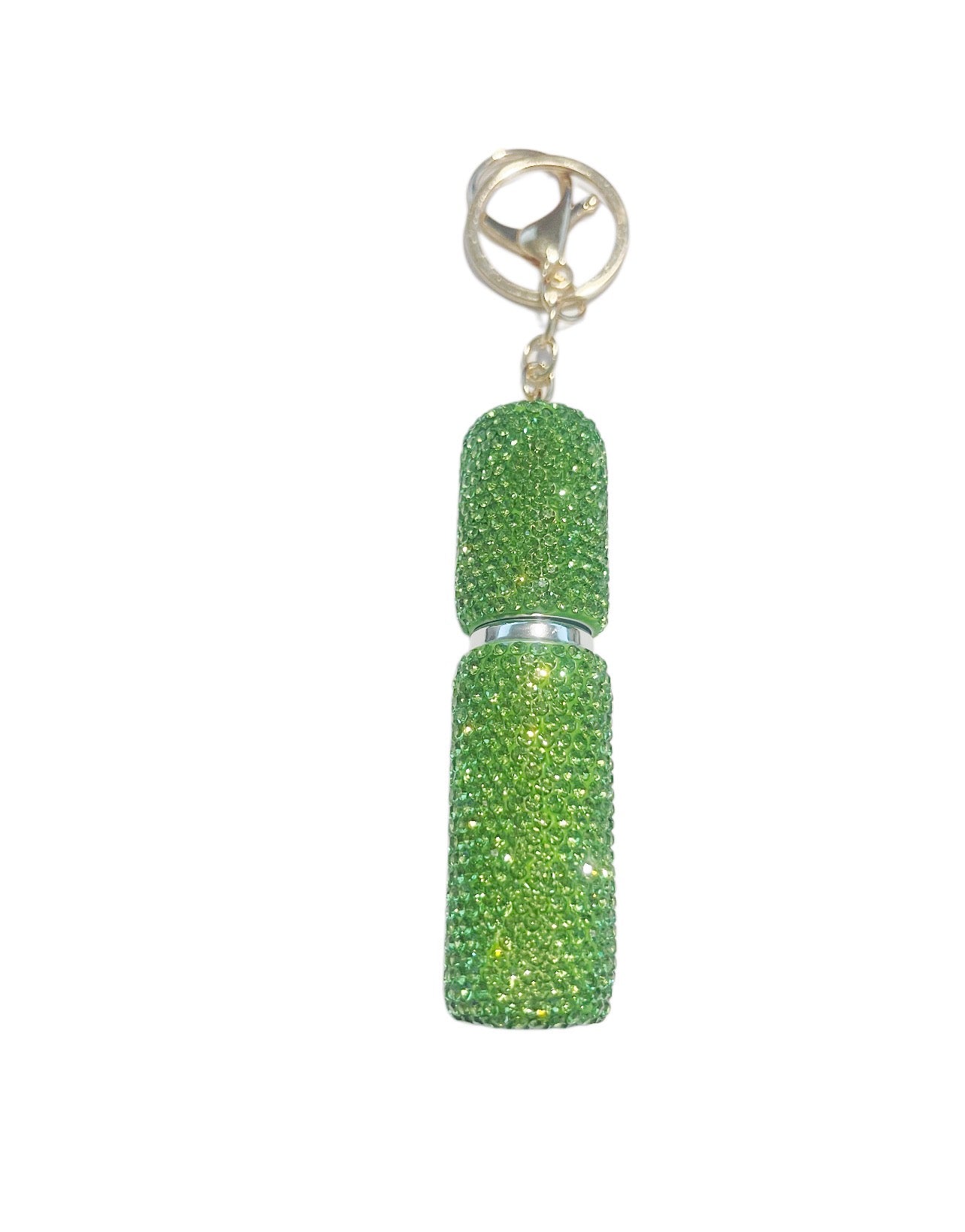 Lime Green Bling Perfume Holder