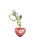 Pink Glitter Coach Inspired Handbag Keychain