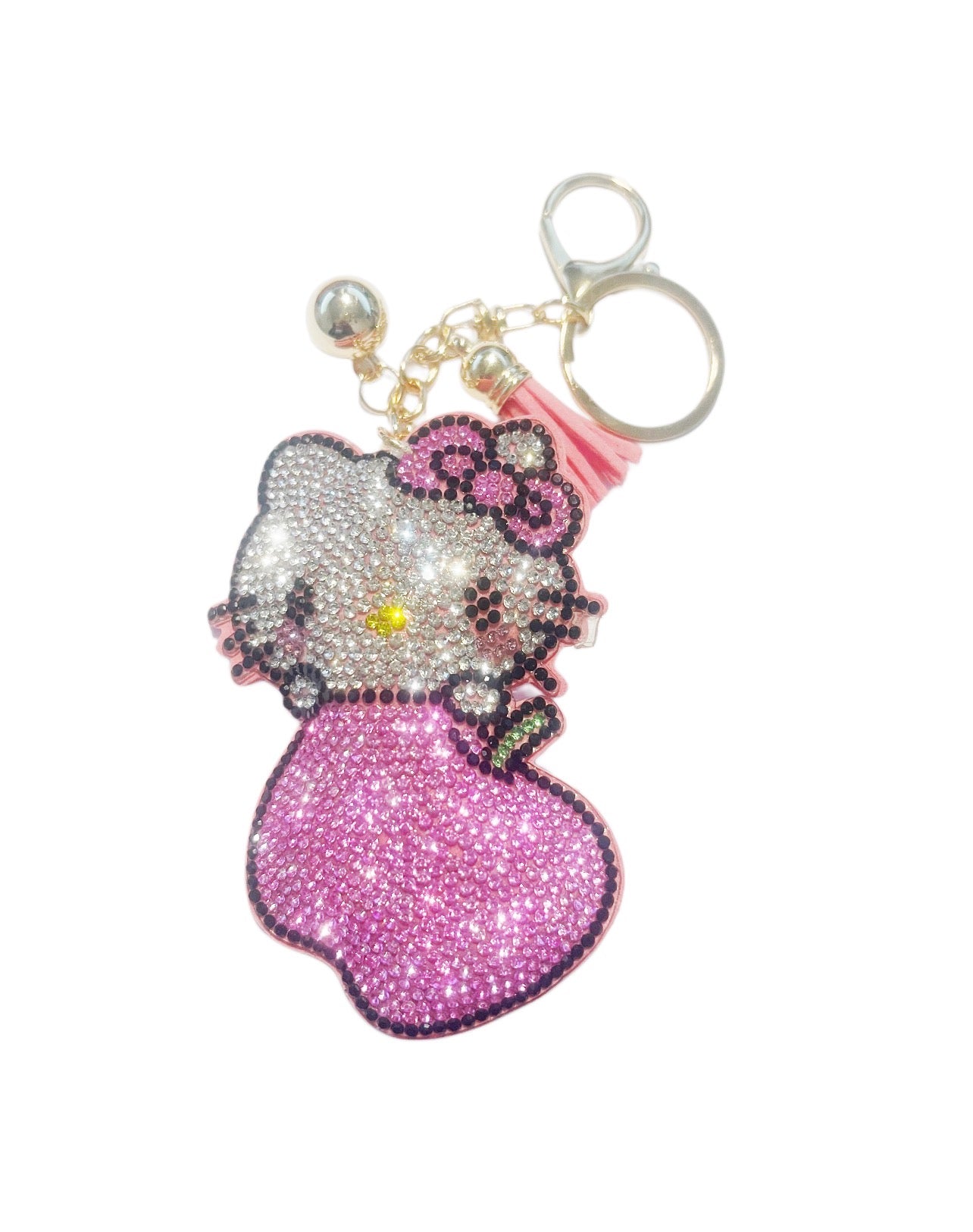 Hello Kitty Pink Bling Keychain