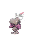 Pink Snoopy Bling Keychain