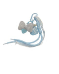 Light Blue Rope Keychain with Bow
