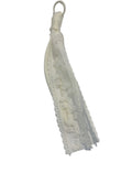 White Lace Rope Keychain