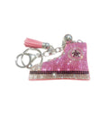 Pink Bling High Top Sneaker Keychain