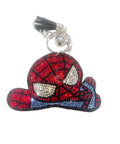 Spider-Man Bling Light Blue Keychain