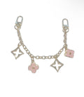 Pink and Gold Handbag Keychain