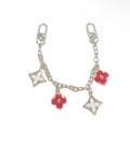 Red and Gold Handbag Keychain