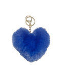 Royal Blue Heart Handbag Keychain