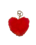 Red Heart Handbag Keychain