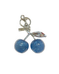 Coach Inspired Light Blue Cherry Handbag Keychain