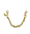 Coach Inspired Short Gold Handbag Keychain