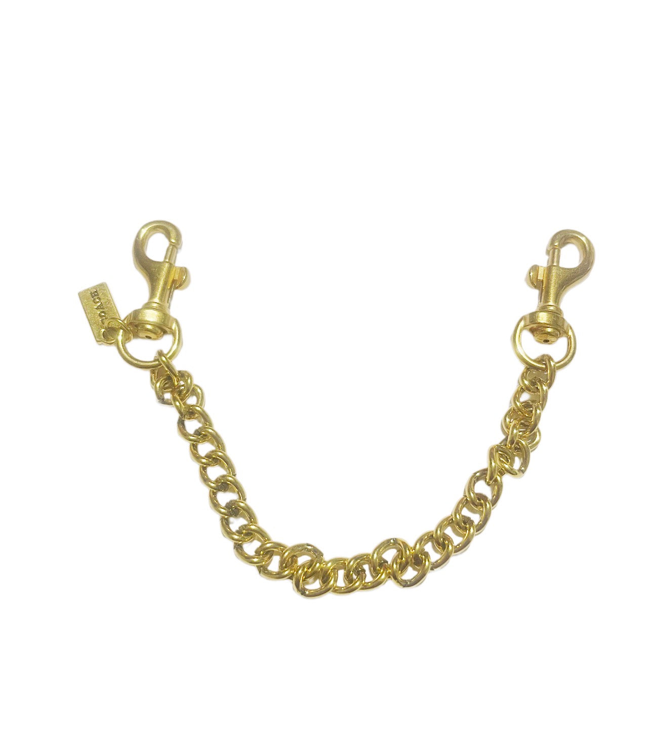 Coach Inspired Short Gold Handbag Keychain
