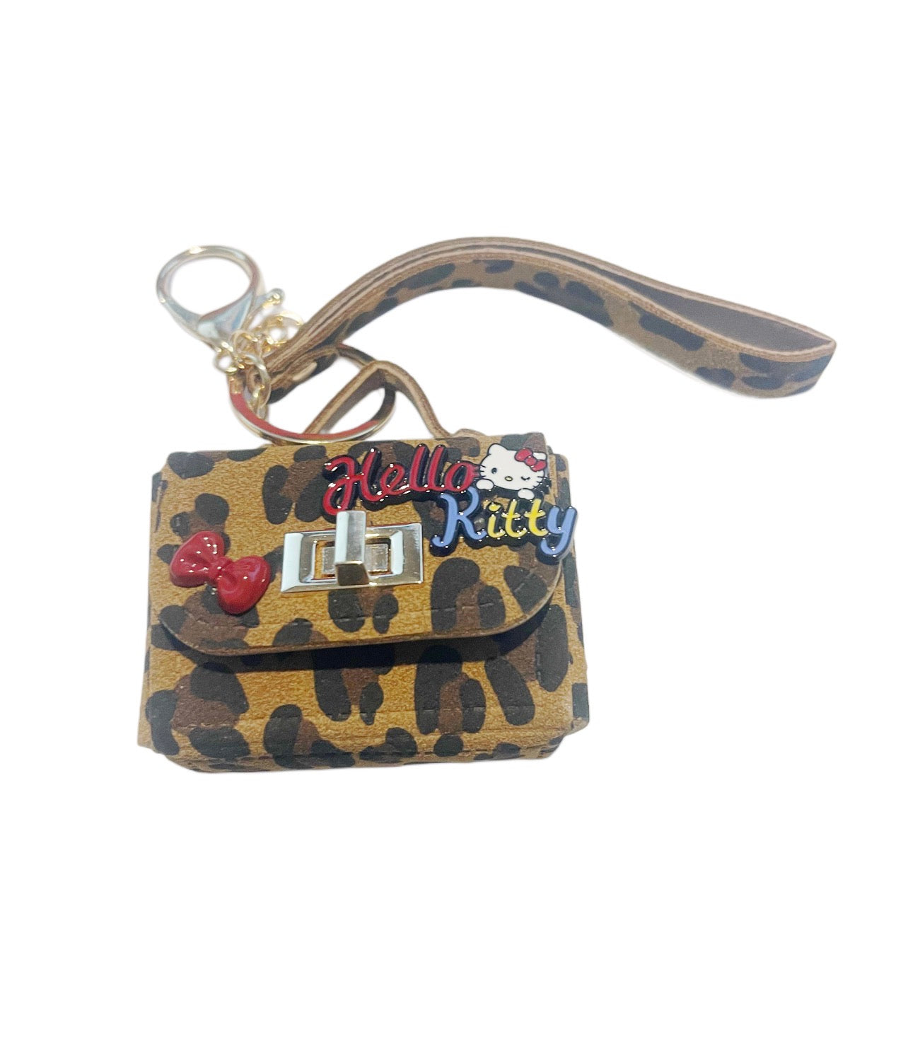 Hello Kitty Cheetah Handbag Charm