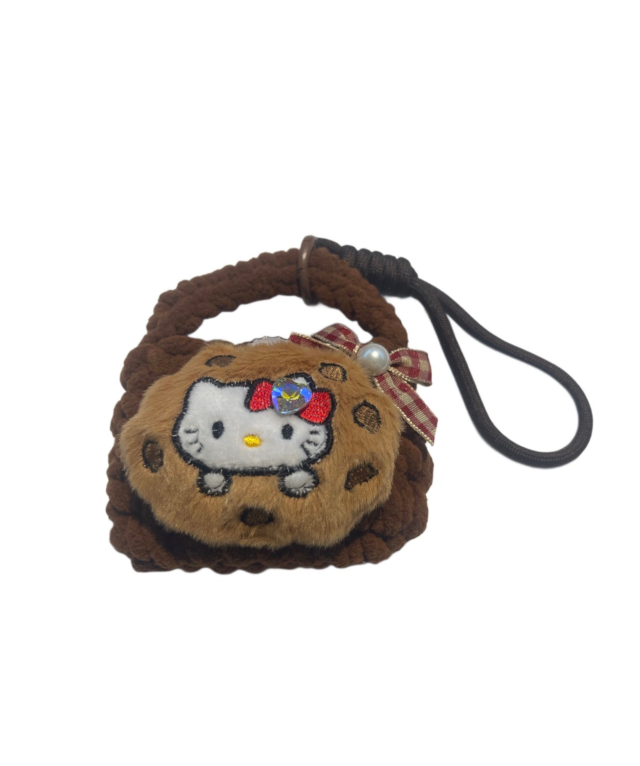 Hello Kitty Brown Soft Handbag Keychain