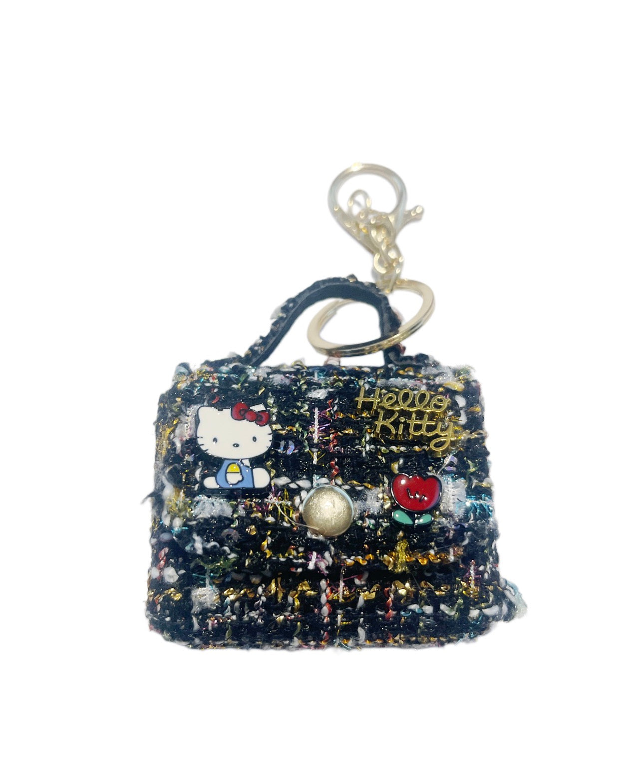 Hello Kitty Black and White Handbag Keychain