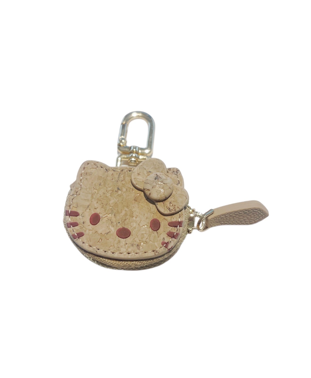 Hello Kitty Tan Handbag Keychain Charm Purse
