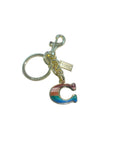 Coach Inspired Colorful C Handbag Keychain