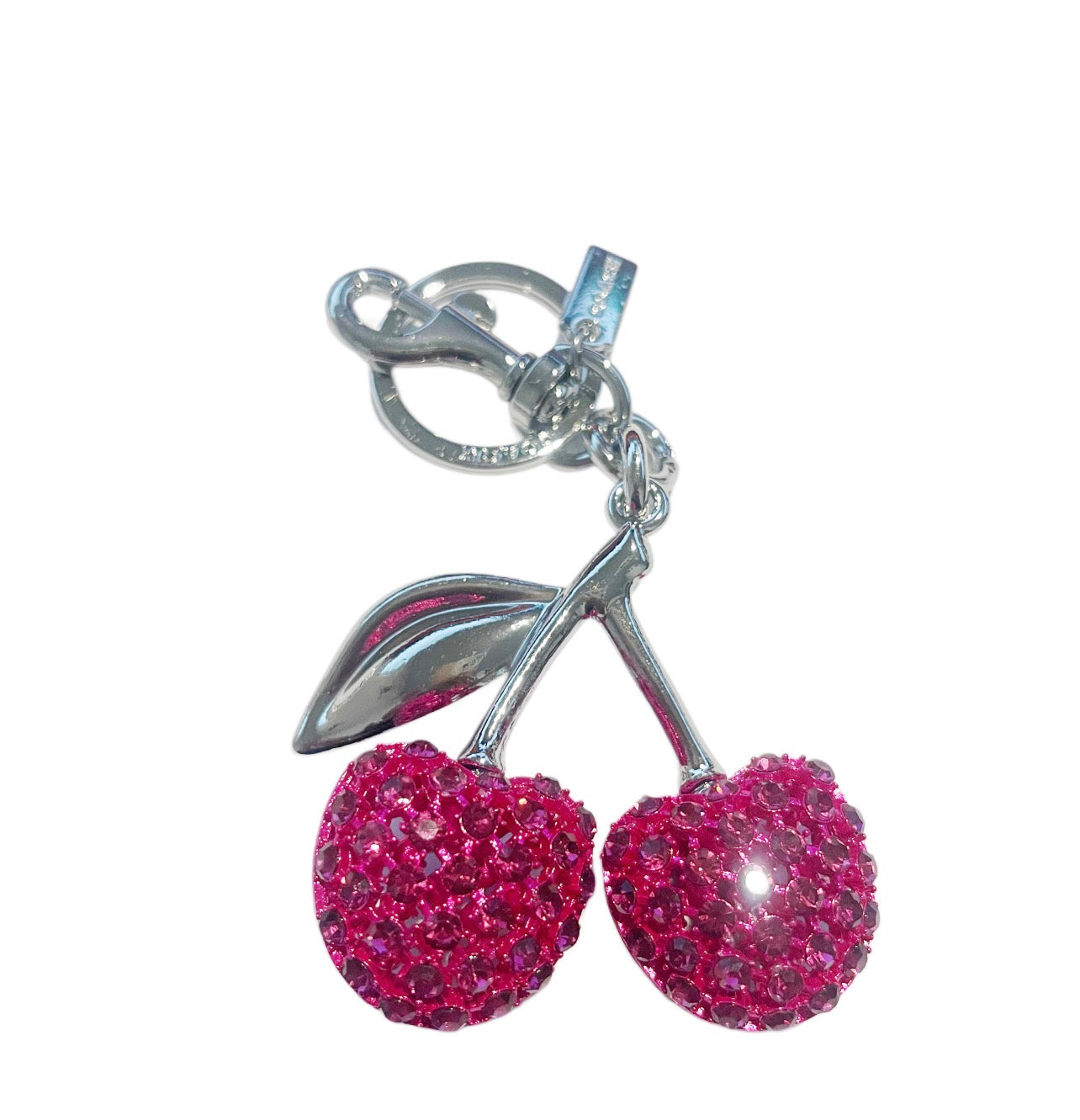 Coach Inspired Red Cherry Bling Handbag Charm