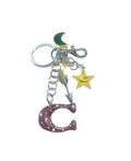 Coach Inspired Burgundy C Bling Handbag Charm