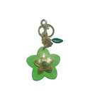 Coach Inspired Green Flower Handbag Charm