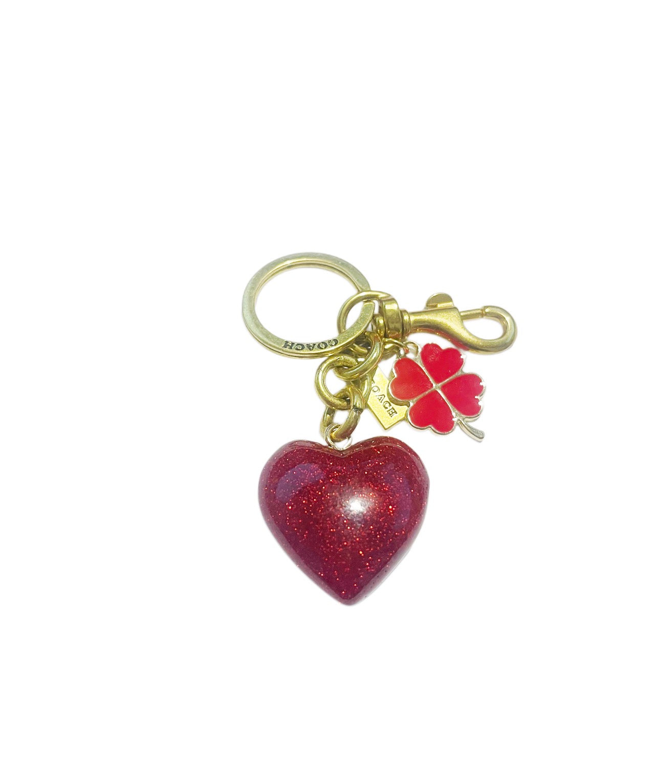 Coach Inspired Red Handbag Charm
