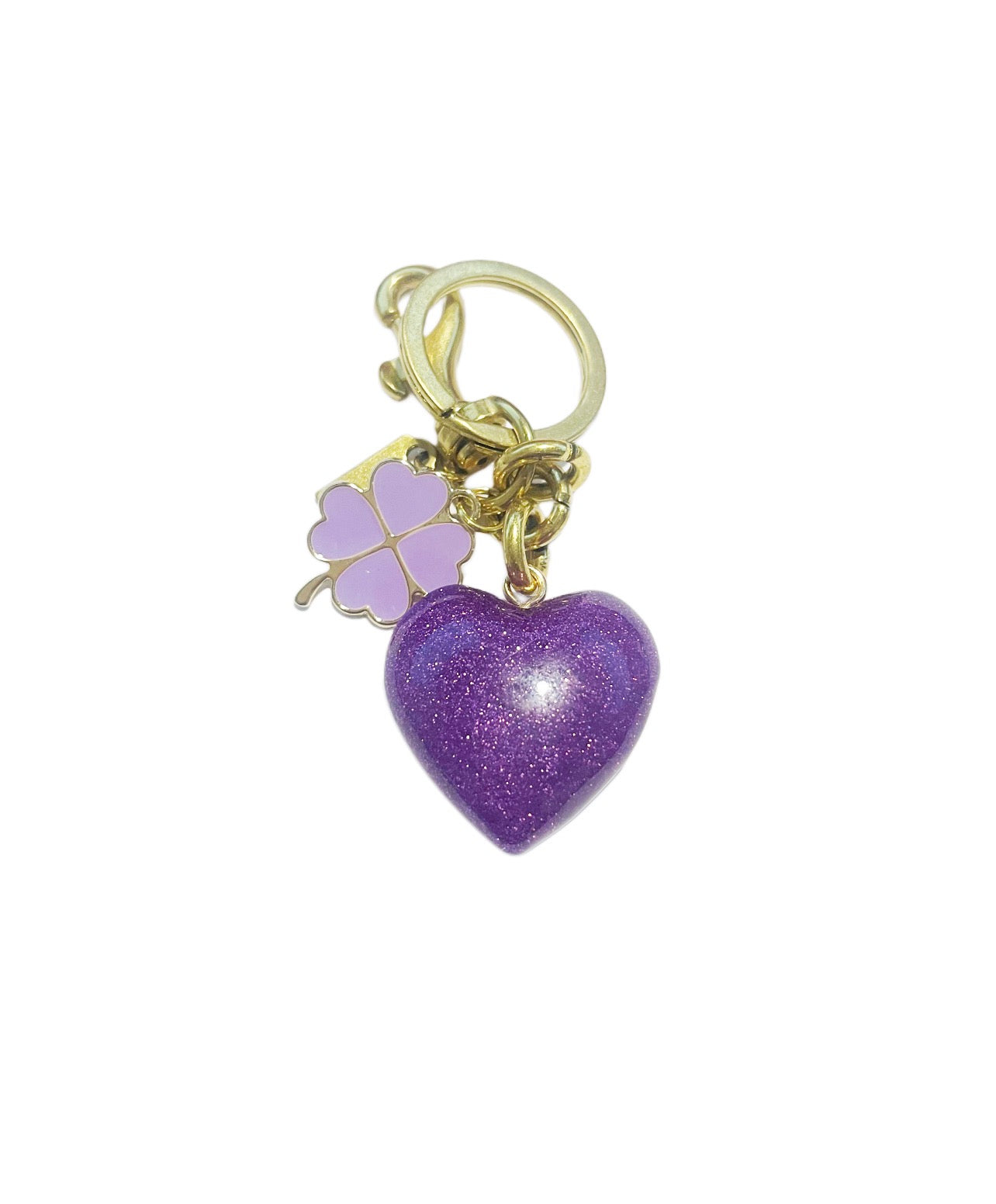Coach Inspired Purple Handbag Charm