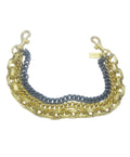 Coach Inspired Tricolor Handbag Chain