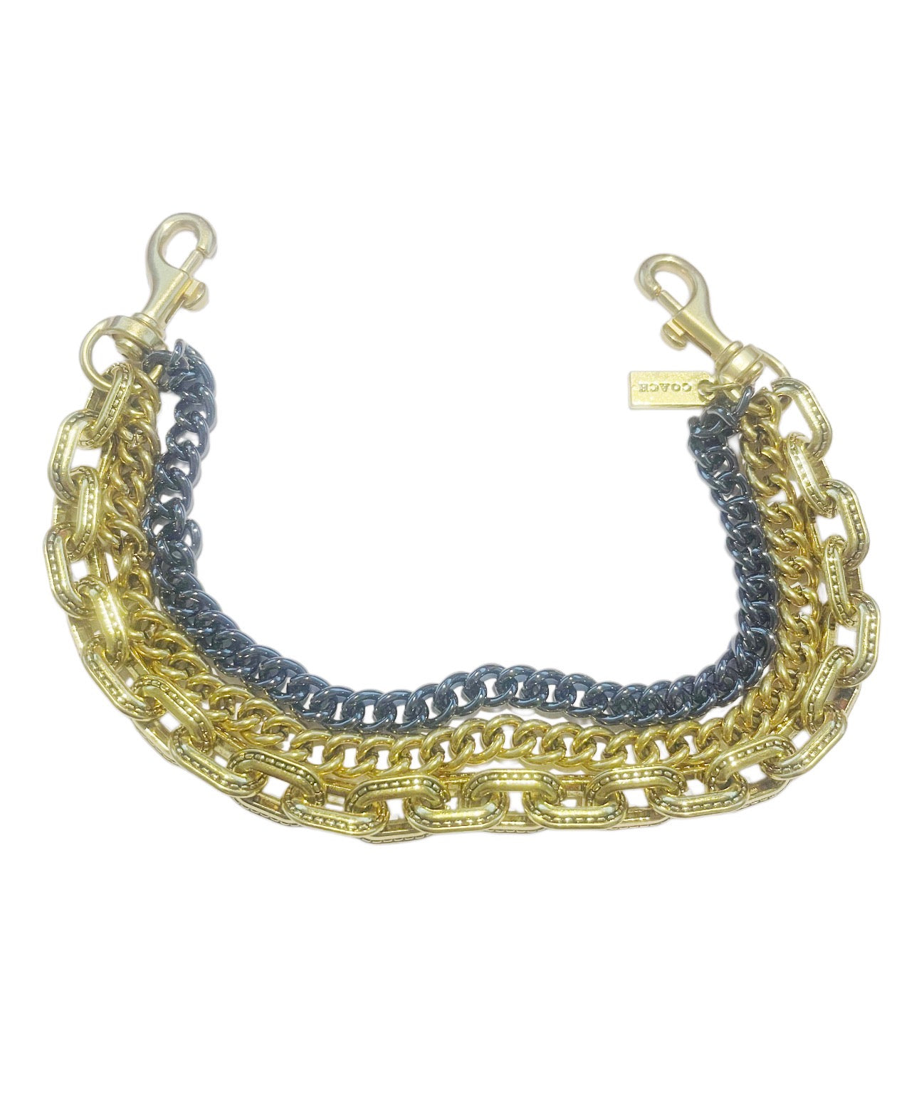 Coach Inspired Tricolor Handbag Chain