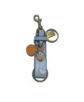 Coach Inspired Blue Keychain with Fruit