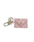 Pink LV Inspired Wallet Keychain