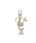 Pink LV Inspired Keychain with Tags