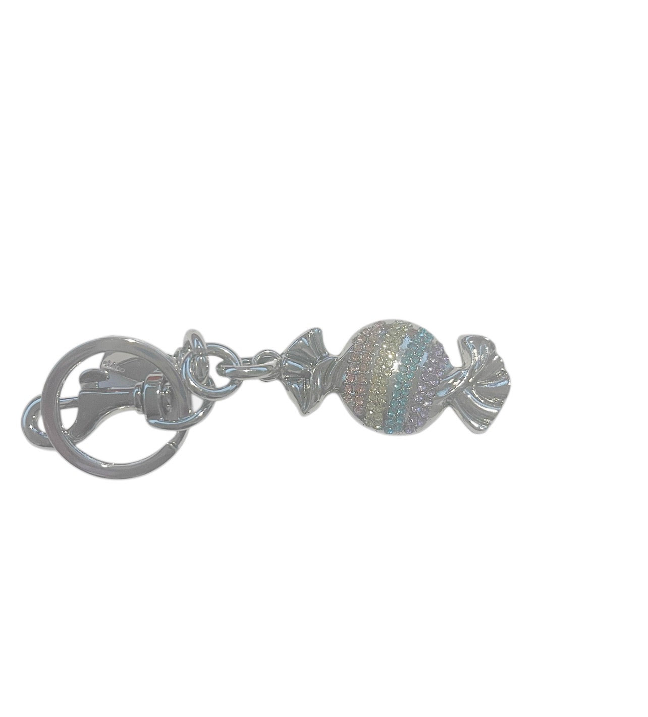 Coach Inspired Silver Colorful Candy Handbag Charm