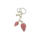 Coach Inspired Double Strawberry Handbag Keychain